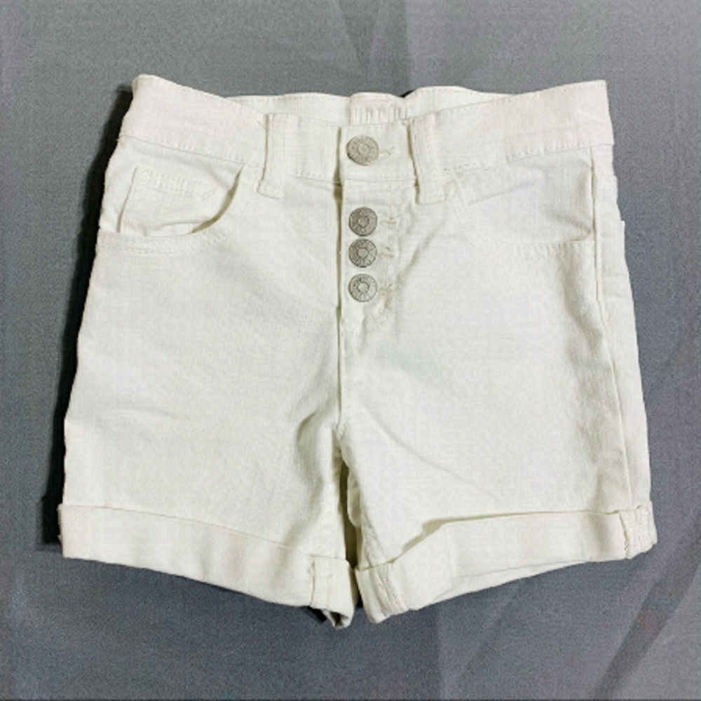 Justice girls 8Y white jean‎ shorts